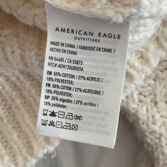 American Eagle cream sweater Size M - Picture 5 of 5